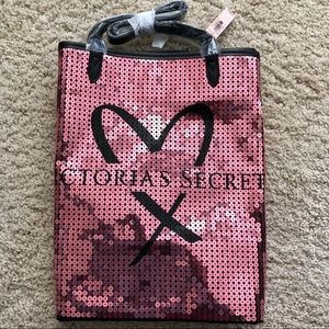 Brand new Victoria’s Secret pink sequin bag/tote